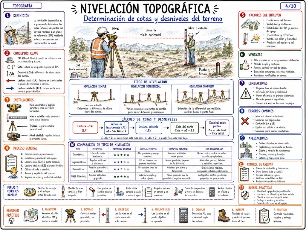 Nivelación Topográfica (4/10)